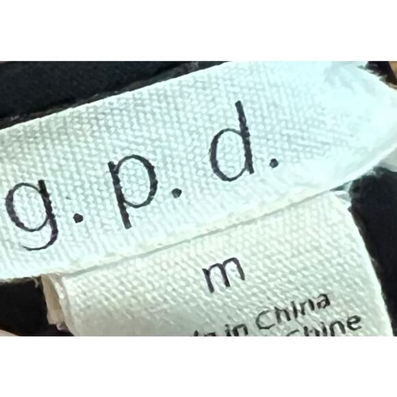 Womens Black Sequin Top Wrap Style V-Neck Long Balloon Sleeves Party Glam Sz M - Picture 7 of 8